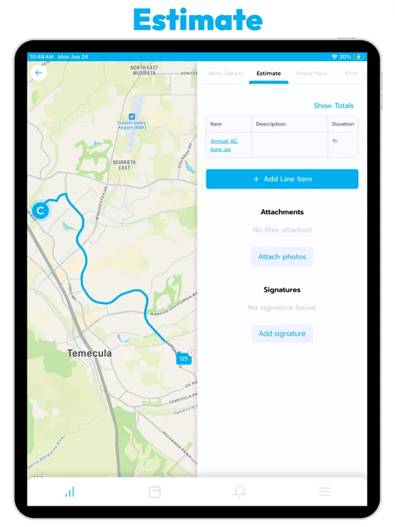 FieldSync by GPS Trackit iPad  스크린샷