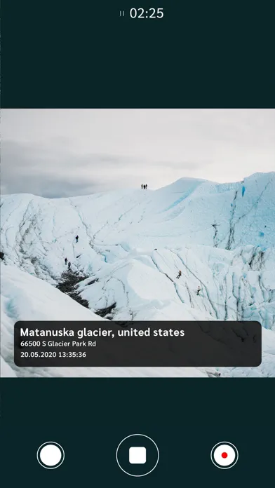 ภาพหน้าจอของ GPS Video Camera: Video Geotag