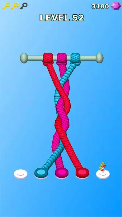 Hoop Stack : Color Rope Puzzle স্ক্রিনশট