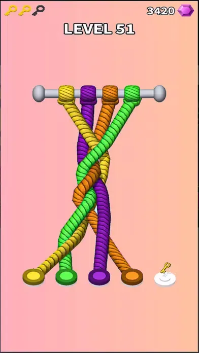 Hoop Stack : Color Rope Puzzle স্ক্রিনশট