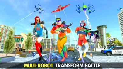 Zrzuty ekranu Police War Drone Robot Game