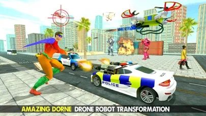 Zrzuty ekranu Police War Drone Robot Game