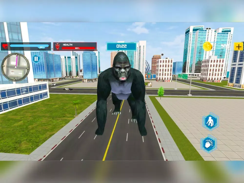 Gorilla Games City Attack iPad  سکرین شاٹس
