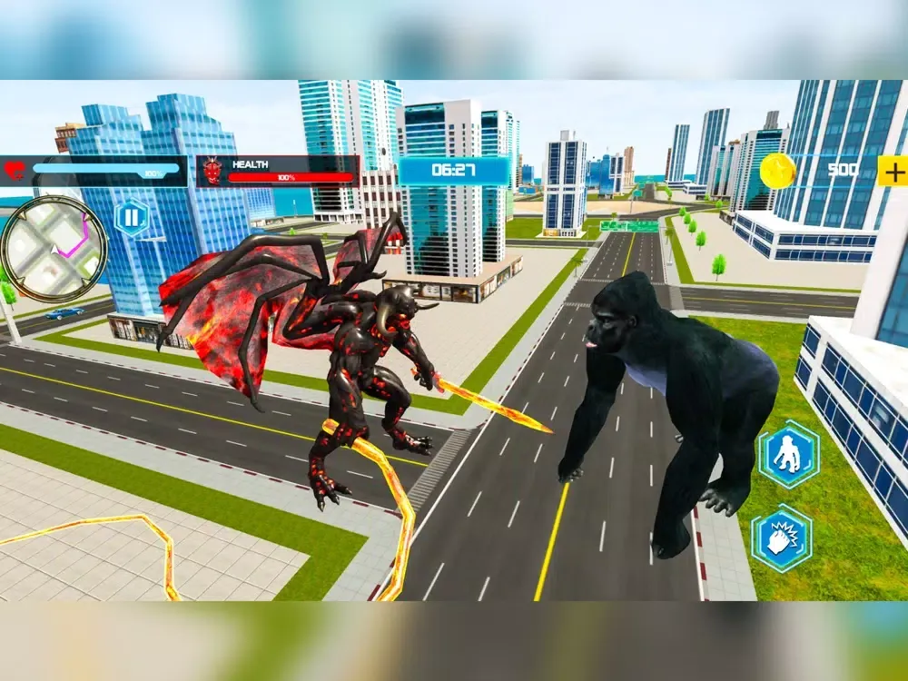 Gorilla Games City Attack iPad  سکرین شاٹس