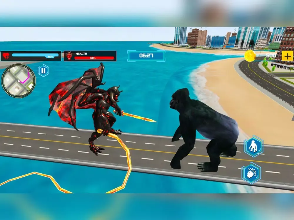 Gorilla Games City Attack iPad  سکرین شاٹس