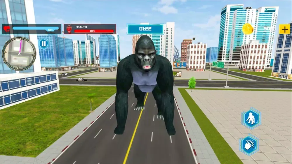 Gorilla Games City Attack سکرین شاٹس