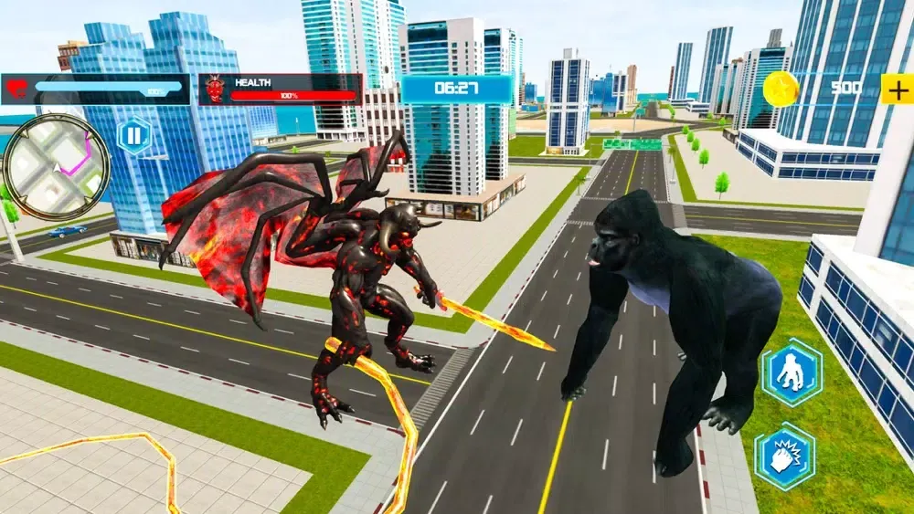 Gorilla Games City Attack سکرین شاٹس