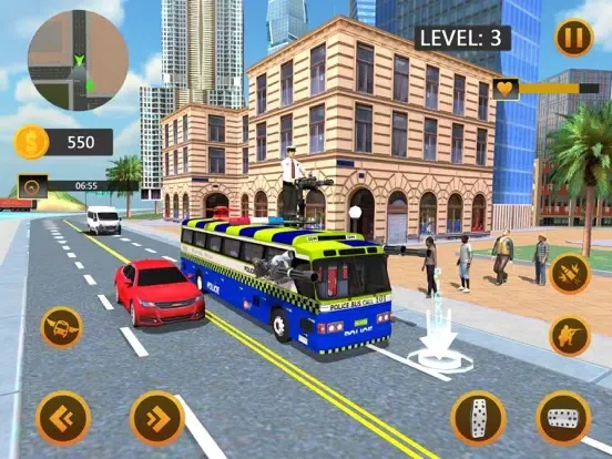 تصاویر Flying Police Bus Driver iPad 