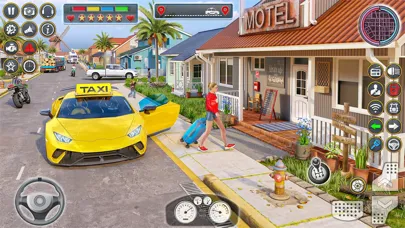 Captures d'écran de City Taxi Driving 2023