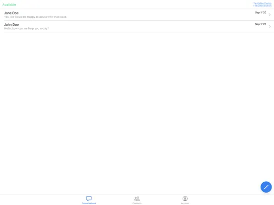 Gr8r SMS Manager iPad  Screenshots