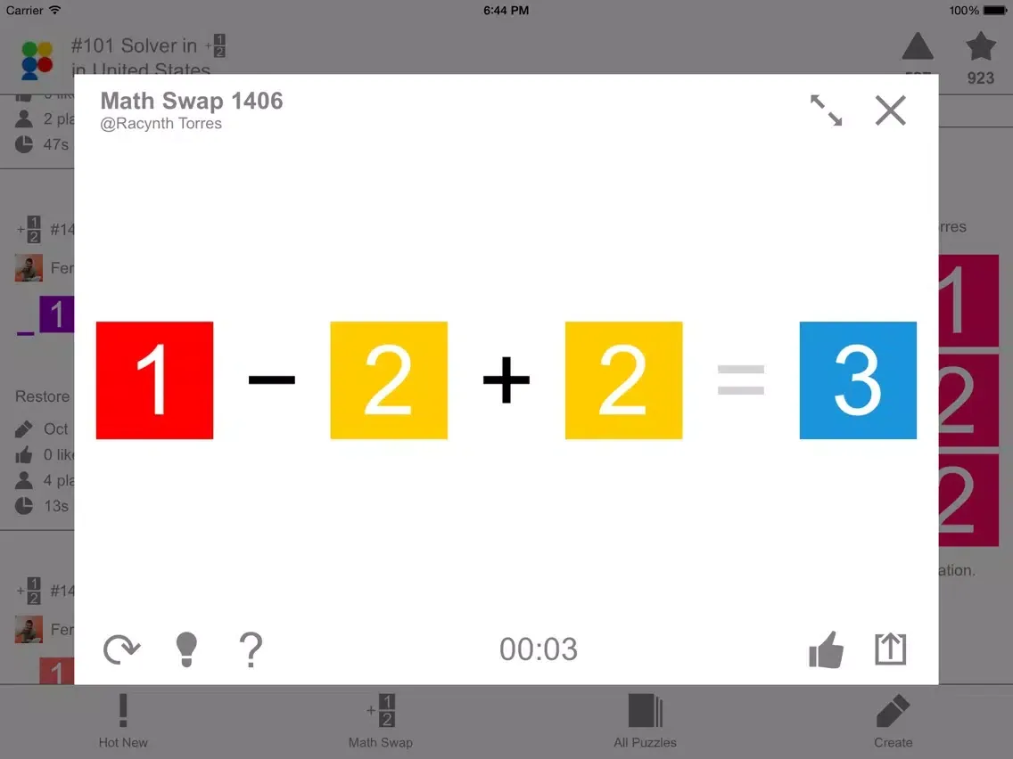 Zrzuty ekranu Puzzlium — The First Puzzle Social Network iPad 