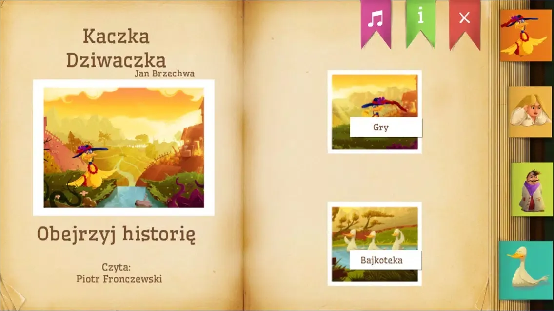 Kaczka Dziwaczka - Jan Brzechwa应用截图