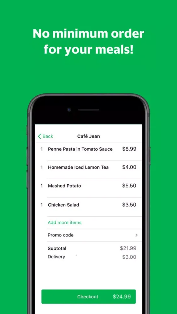 Tangkapan layar GrabFood - Food Delivery App