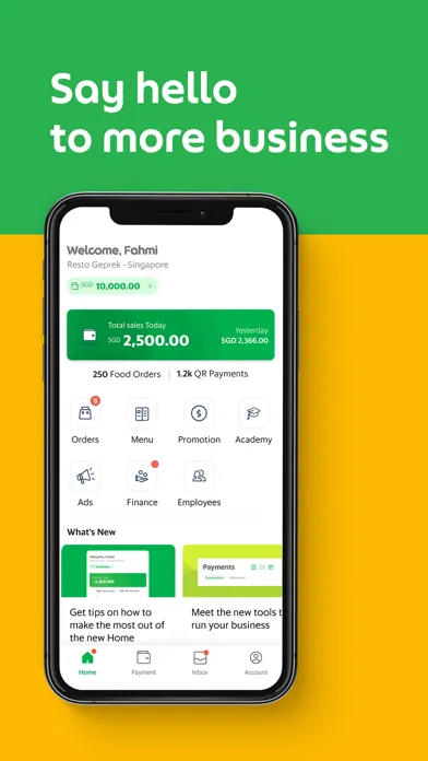GrabMerchant Screenshots