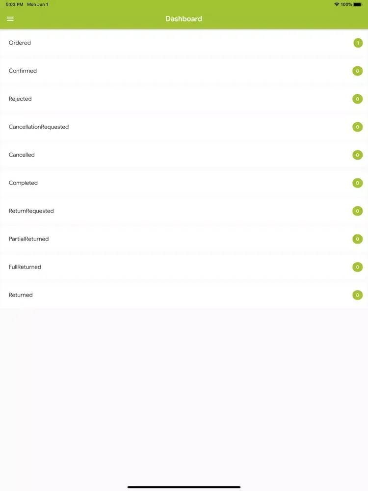 Capturas de pantalla de GrabPin Seller iPad 