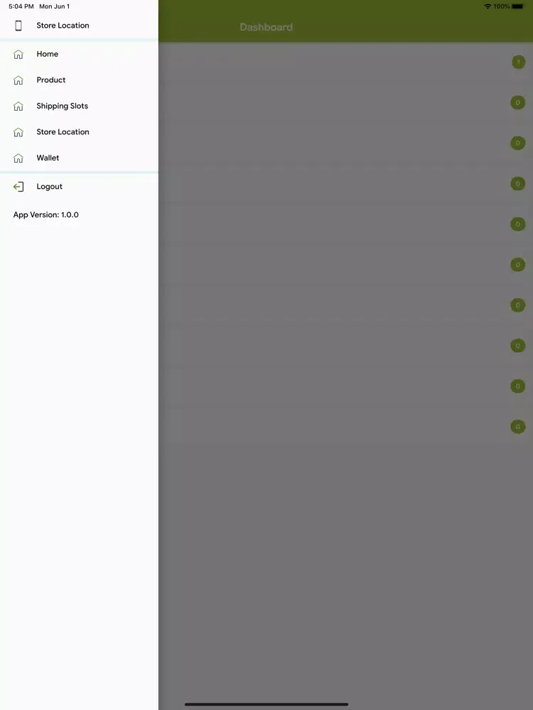 Capturas de pantalla de GrabPin Seller iPad 