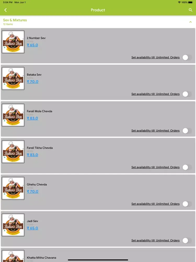 Capturas de pantalla de GrabPin Seller iPad 