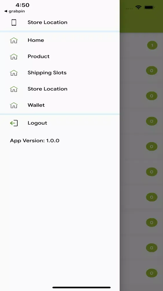 Capturas de pantalla de GrabPin Seller