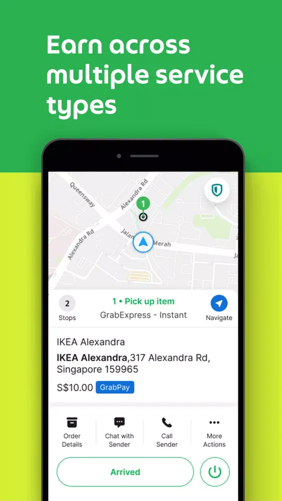 Grab Driver Screenshots
