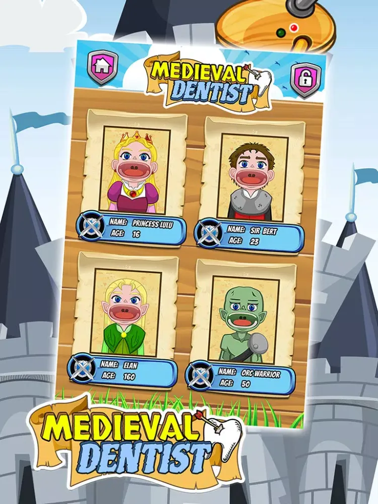 Little Medieval Dentist - Cute Makeover Kids Game iPad  Ekran Görüntüleri