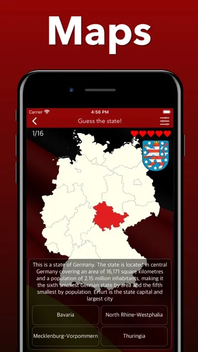 German States: Geography Quiz سکرین شاٹس