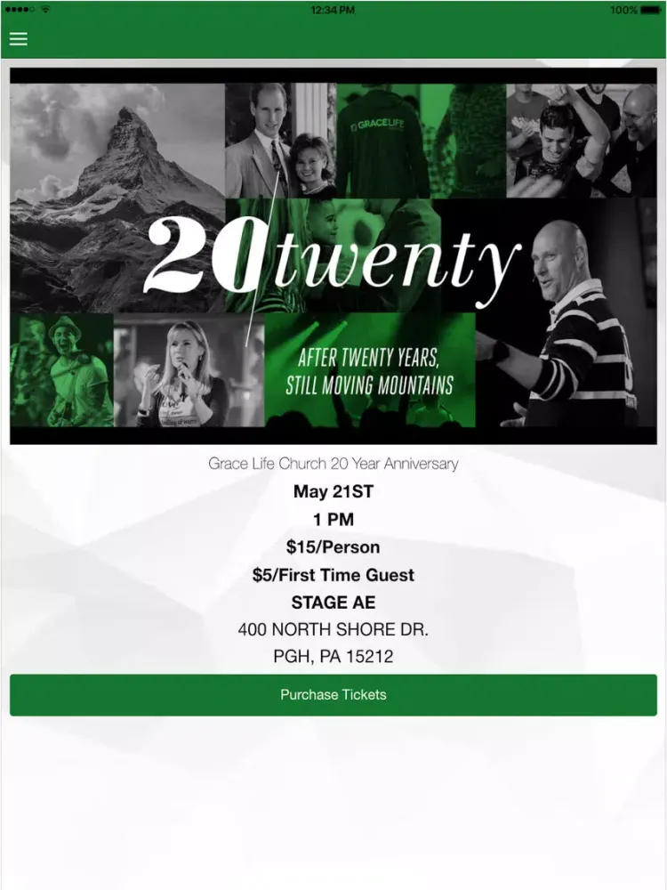 Zrzuty ekranu Grace Life 20Twenty iPad 