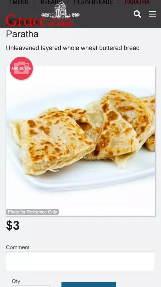 Ảnh chụp màn hình của Grace of India