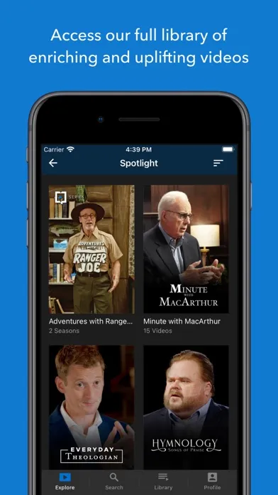Capturas de pantalla de Grace Media App