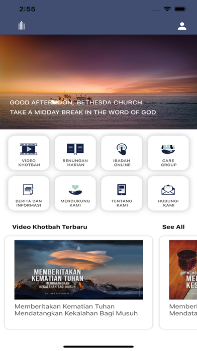 Screenshot di Bethesda Church Indonesia