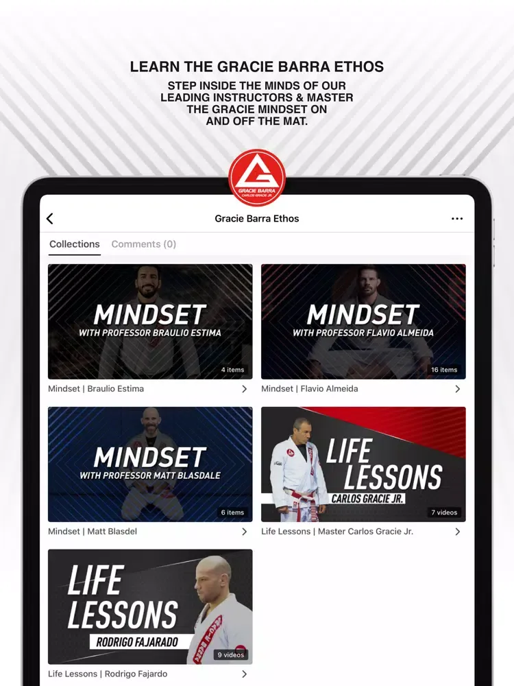 Gracie Barra BJJ Online iPad  स्क्रीनशॉट