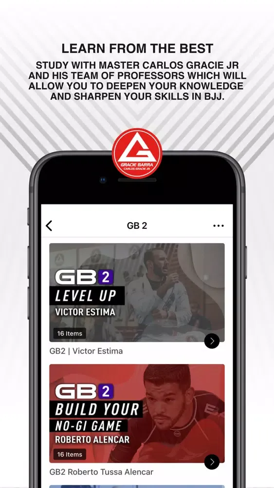 Gracie Barra BJJ Online स्क्रीनशॉट