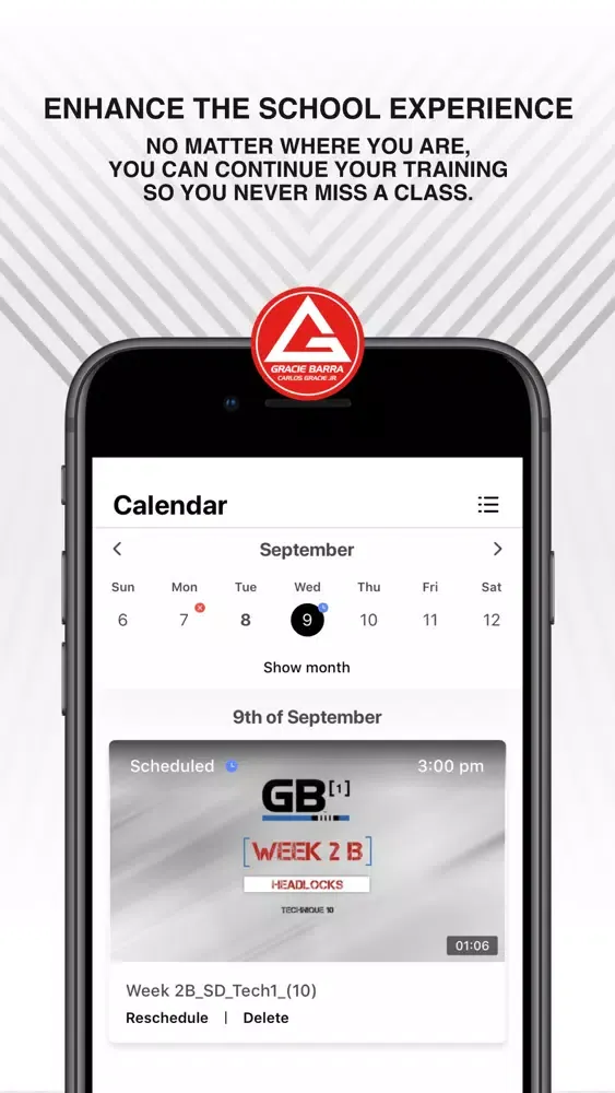 Gracie Barra BJJ Online स्क्रीनशॉट