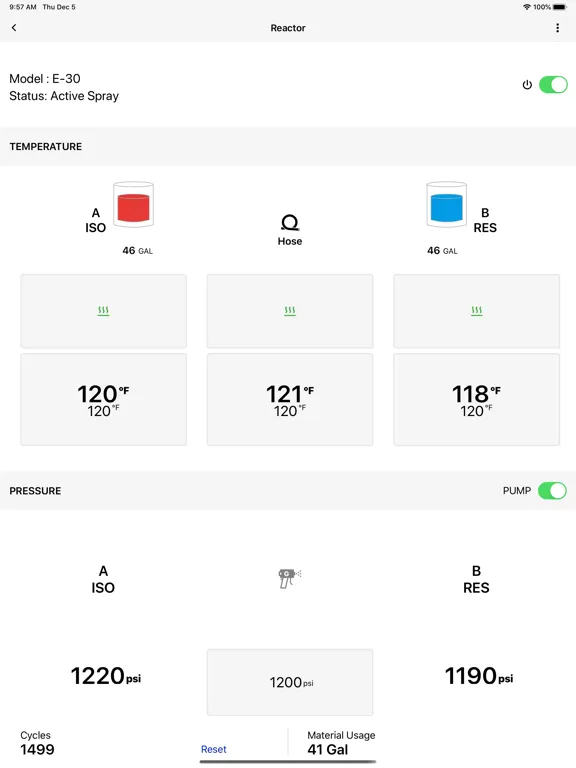 Capturas de pantalla de Reactor Connect iPad 