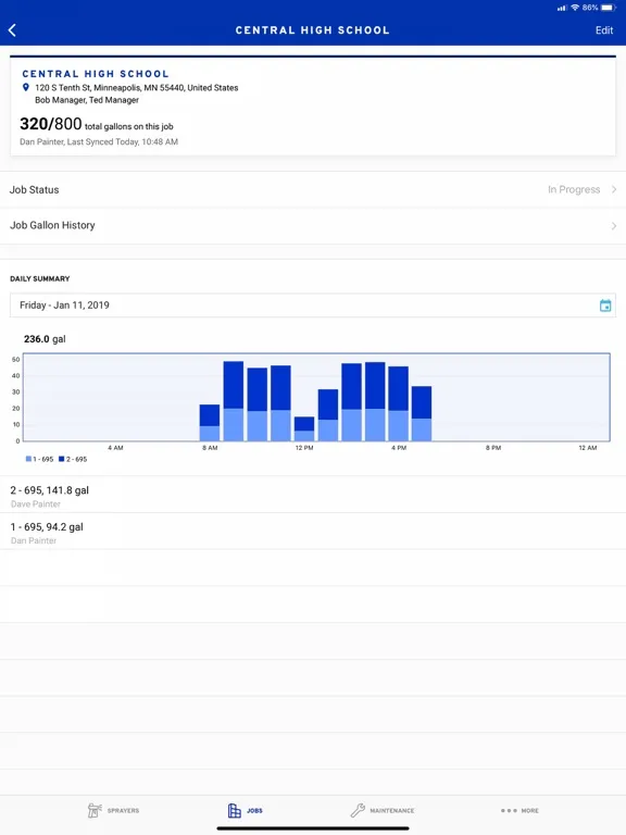 Graco BlueLink iPad  스크린샷