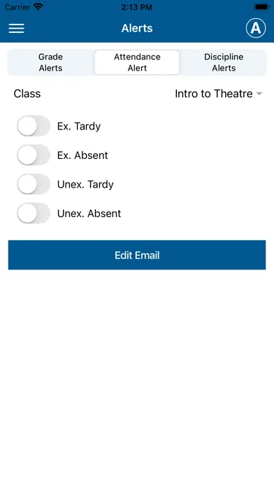 ภาพหน้าจอของ Gradelink Student/Parent App