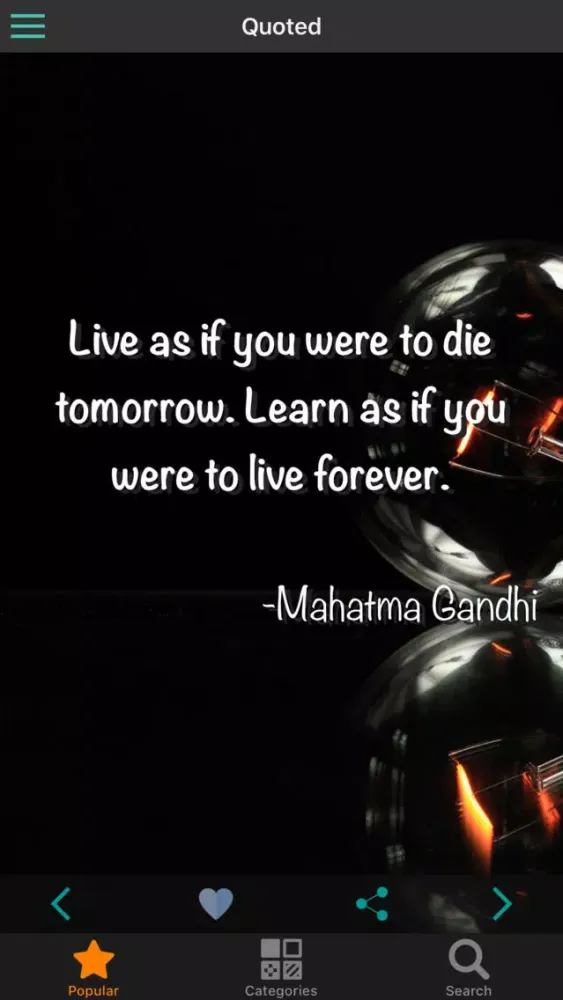 Capturas de tela do Quoted - Famous Quotes