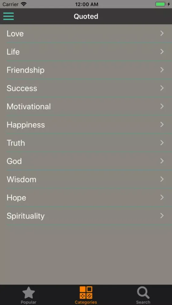 Capturas de tela do Quoted - Famous Quotes