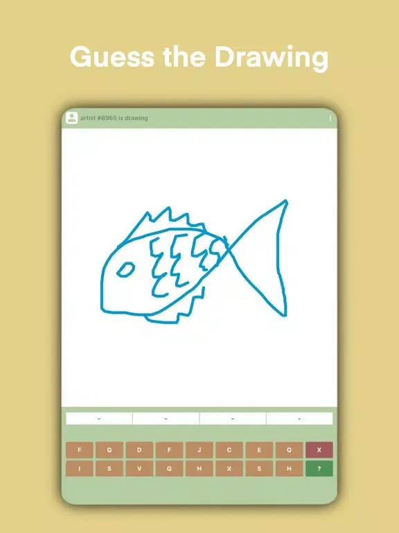 Guess the Drawing iPad  স্ক্রিনশট