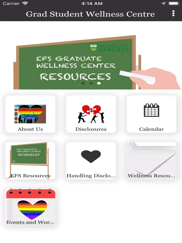 Grad Student Wellness Centre iPad  Ekran Görüntüleri