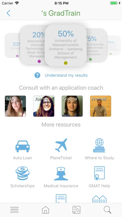 GradTrain - Study Abroad سکرین شاٹس