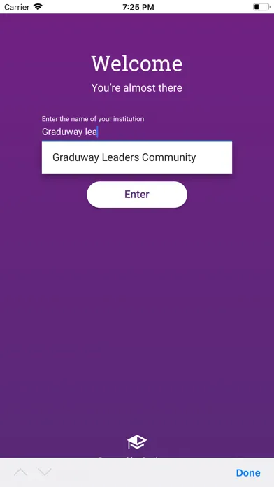 Screenshot di Graduway Community