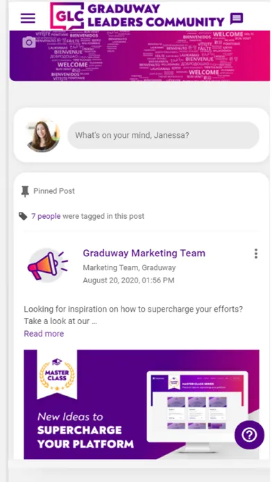 Screenshot di Graduway Community