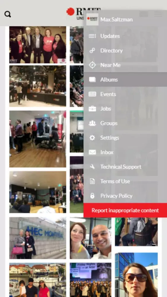 Capturas de pantalla de Network RMIT