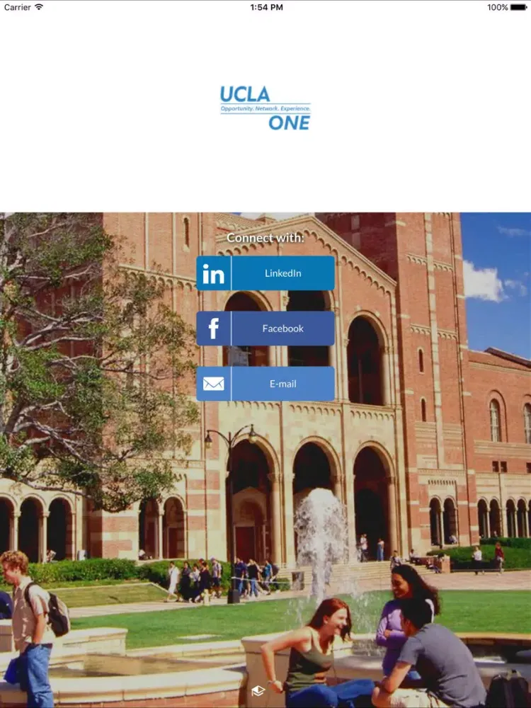 Captures d'écran de UCLA ONE iPad 