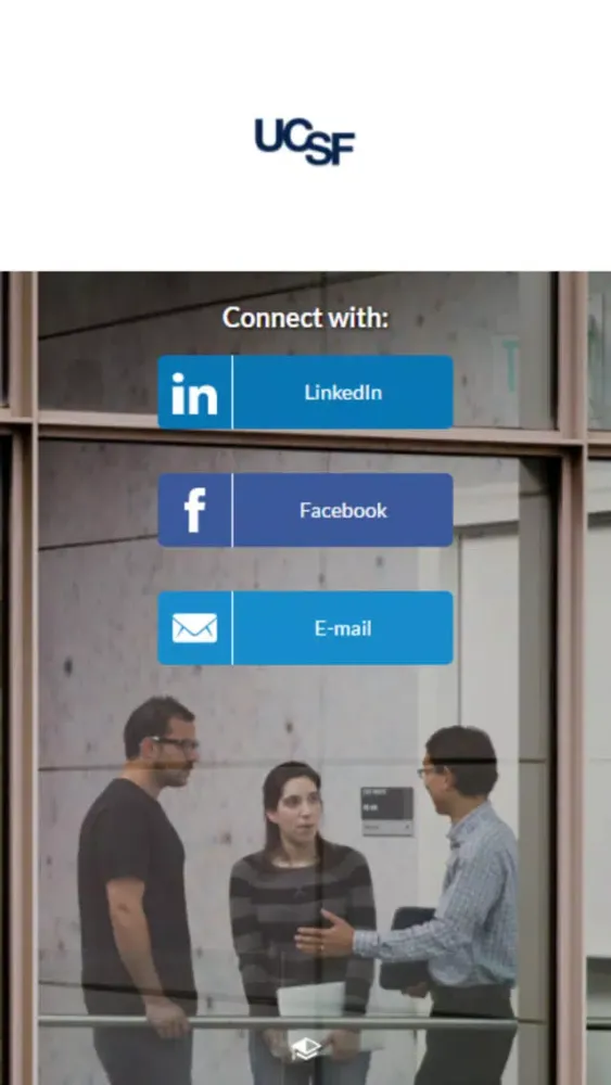 Screenshot di UCSF Connect