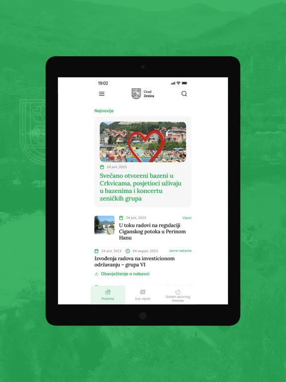 Grad Zenica iPad 应用截图