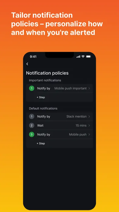 Zrzuty ekranu Grafana IRM