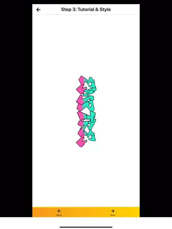 Capturas de tela do Graffiti Generator iPad 