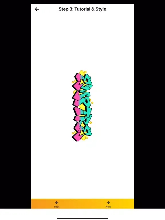 Capturas de tela do Graffiti Generator iPad 