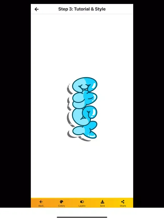 Capturas de tela do Graffiti Generator iPad 